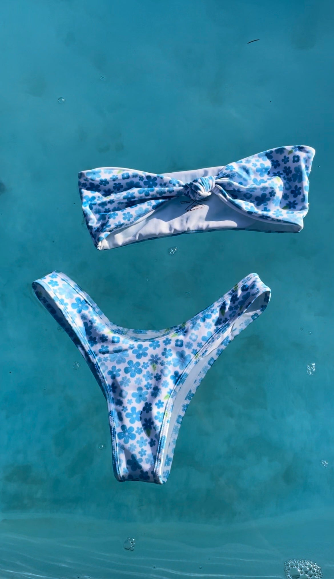 Sydney Blue Floral Bikini Bottoms